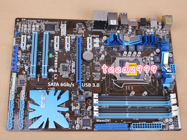 ASUS P7P55D-E LX Motherboard skt 1156 DDR3 Intel P55 TESTED - Click Image to Close